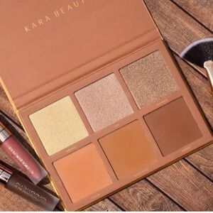 Kara Beauty highlighter and bronzer pallete